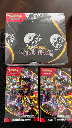 Pokemon Pitch black booster box and booster bundles