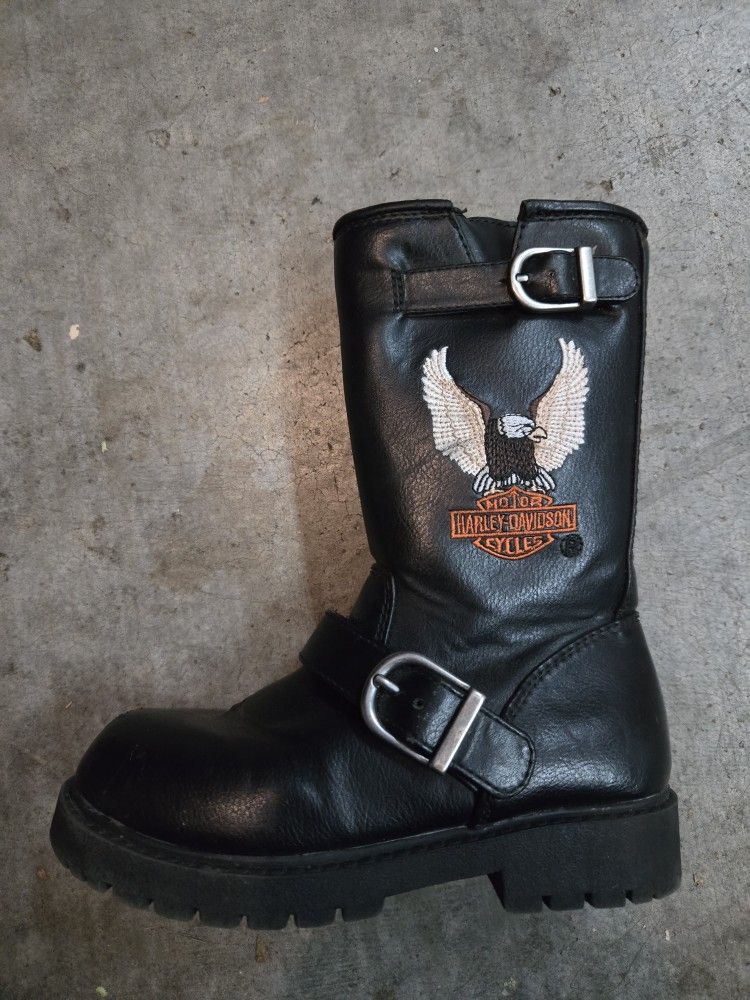 Kids Harley Davidson Boots SIZE 11M