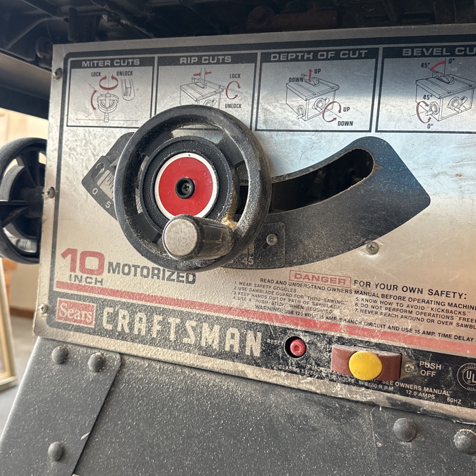 Craftsman Table Saw Free Pick Up Today