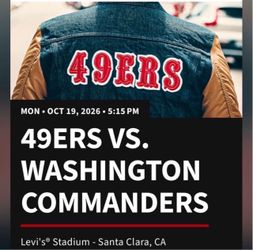 Commanders at 49ers