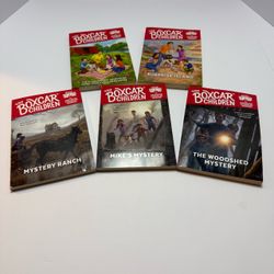 The Boxcar Children Books Lot (5 Paperbacks) by Gertrude Chandler Warner