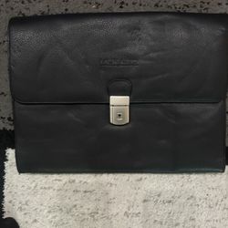 New Leather, Lockable Murano Signature Document Bag