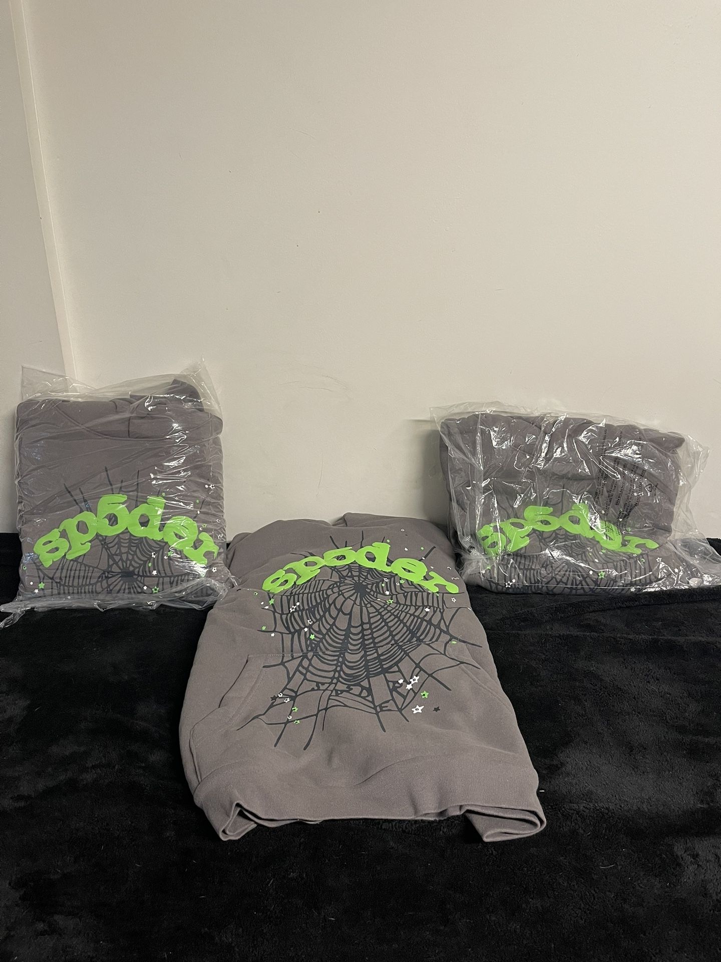 Spider Hoodie Black And Green