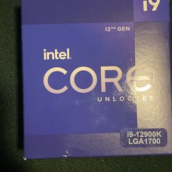Intel I9 Core Unlocked I9-12900k LGA1700