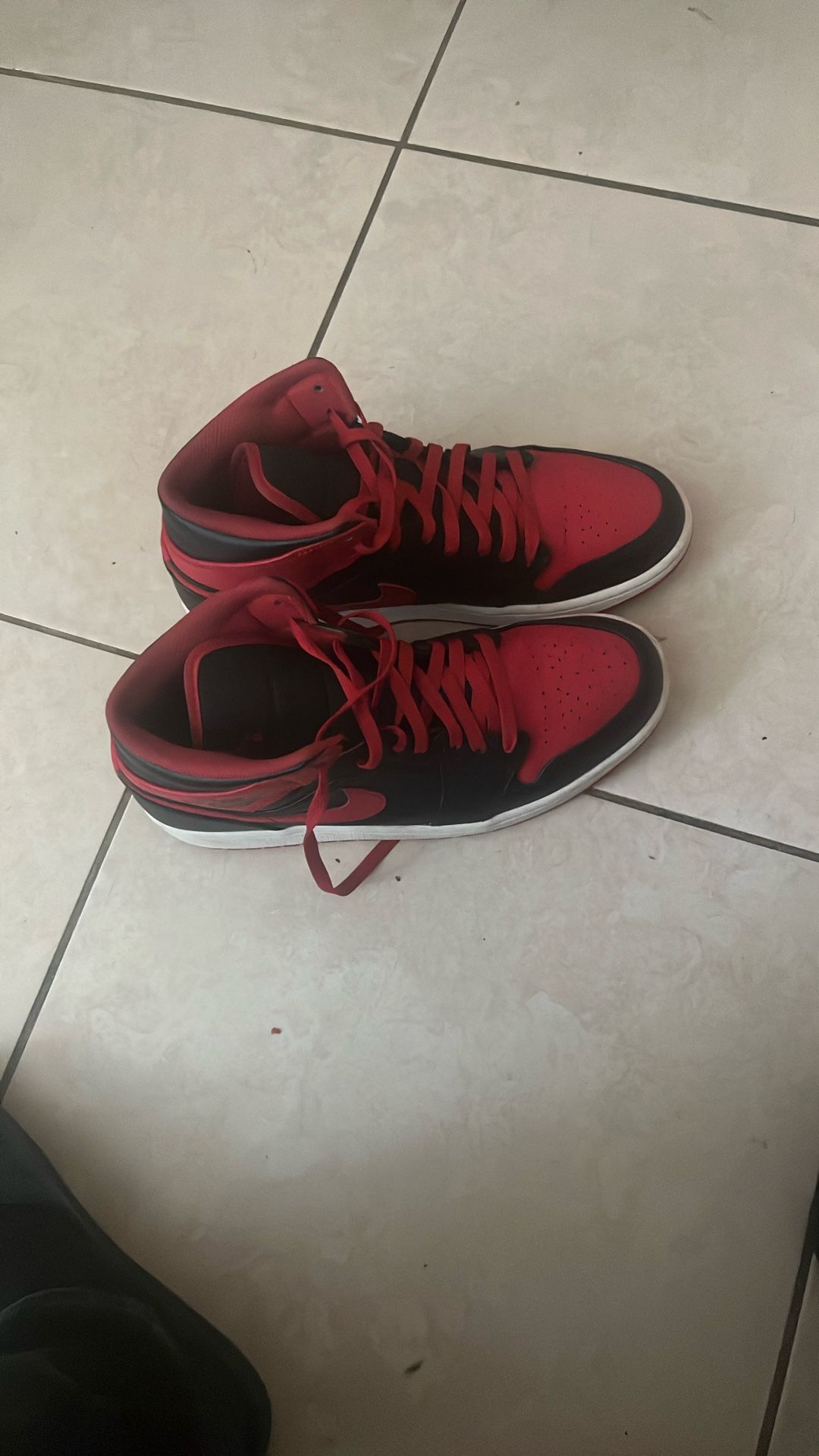 Red And Black Nike Jordans