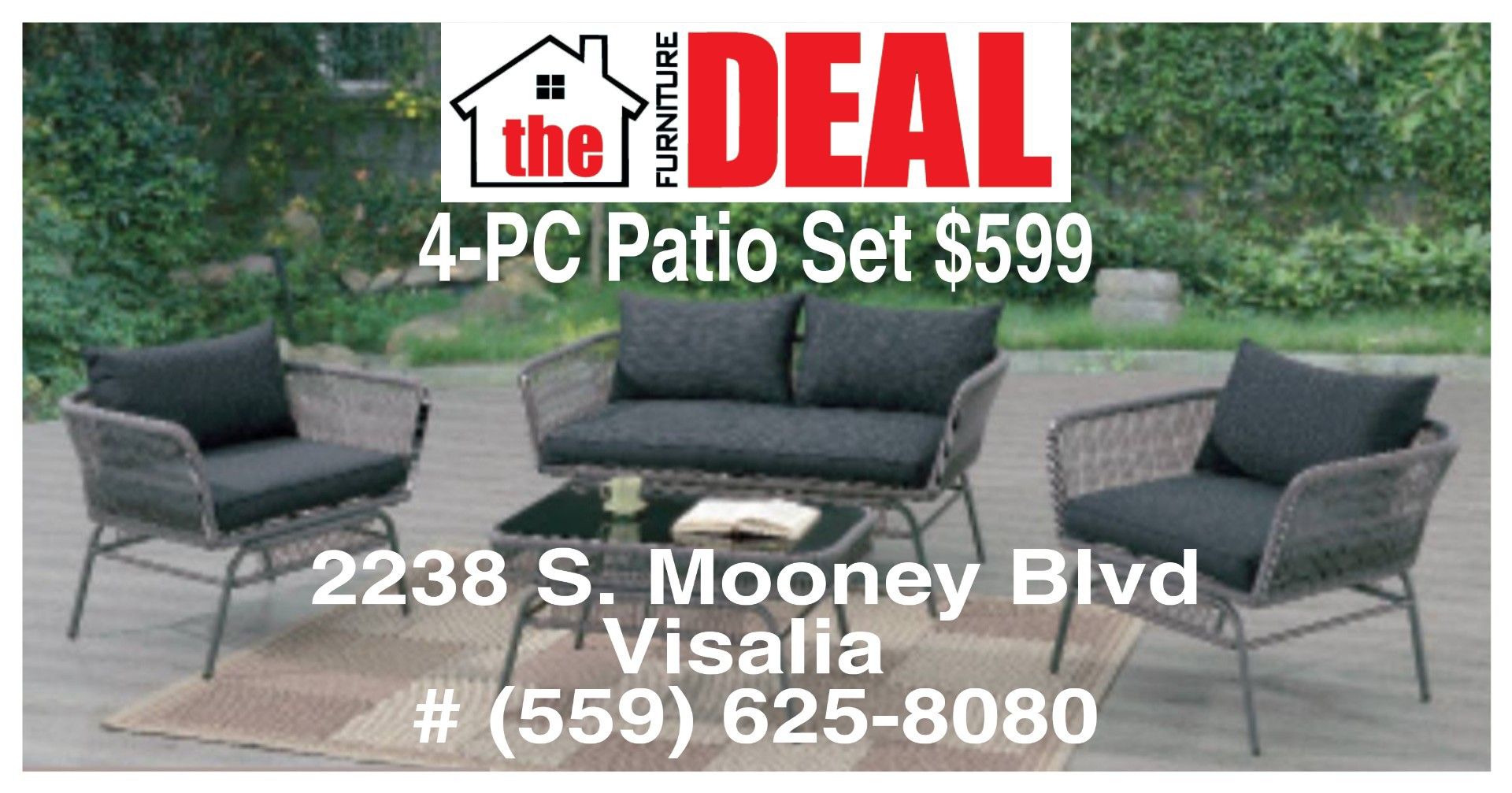 4-PC Patio Set While Supplies Last