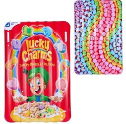 Lucky Charms Reversible Pool Float 5.8 FT Double Sided Inflatable NEW Rainbow