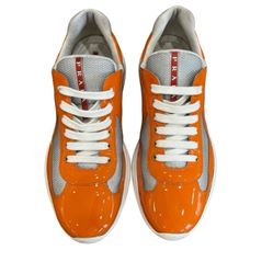Orange Prada Size 11