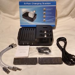 6-Port USB Charging Station