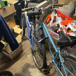 Two Beach Cruisers And Pump