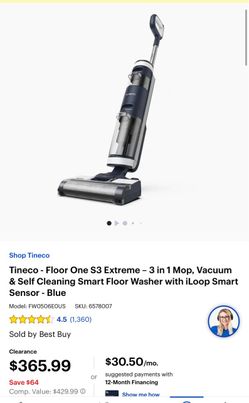 Tineco Floor One S3 Extreme Wet-Dry Vacuum