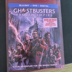 ghostbusters frozen empire DVD (no blu ray no digital code)