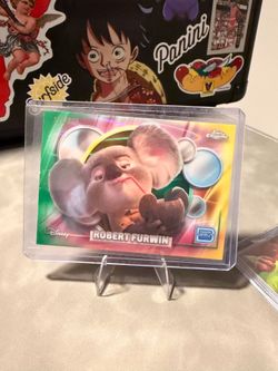 2026 Topps Chrome Disney #73 Robert Furwin Green Mini-Diamond Refractor /99