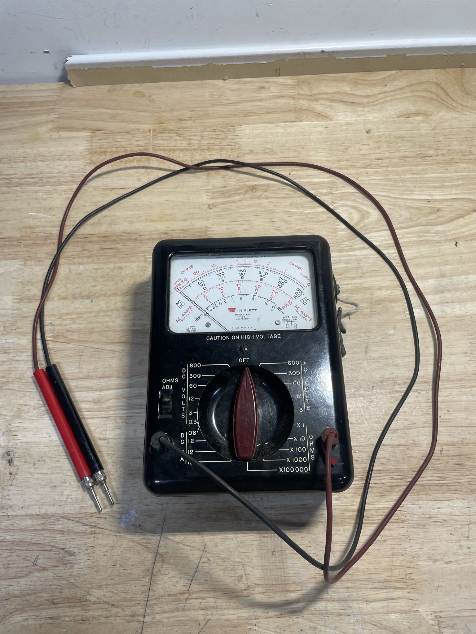 Triplett 630 Volt Meter
