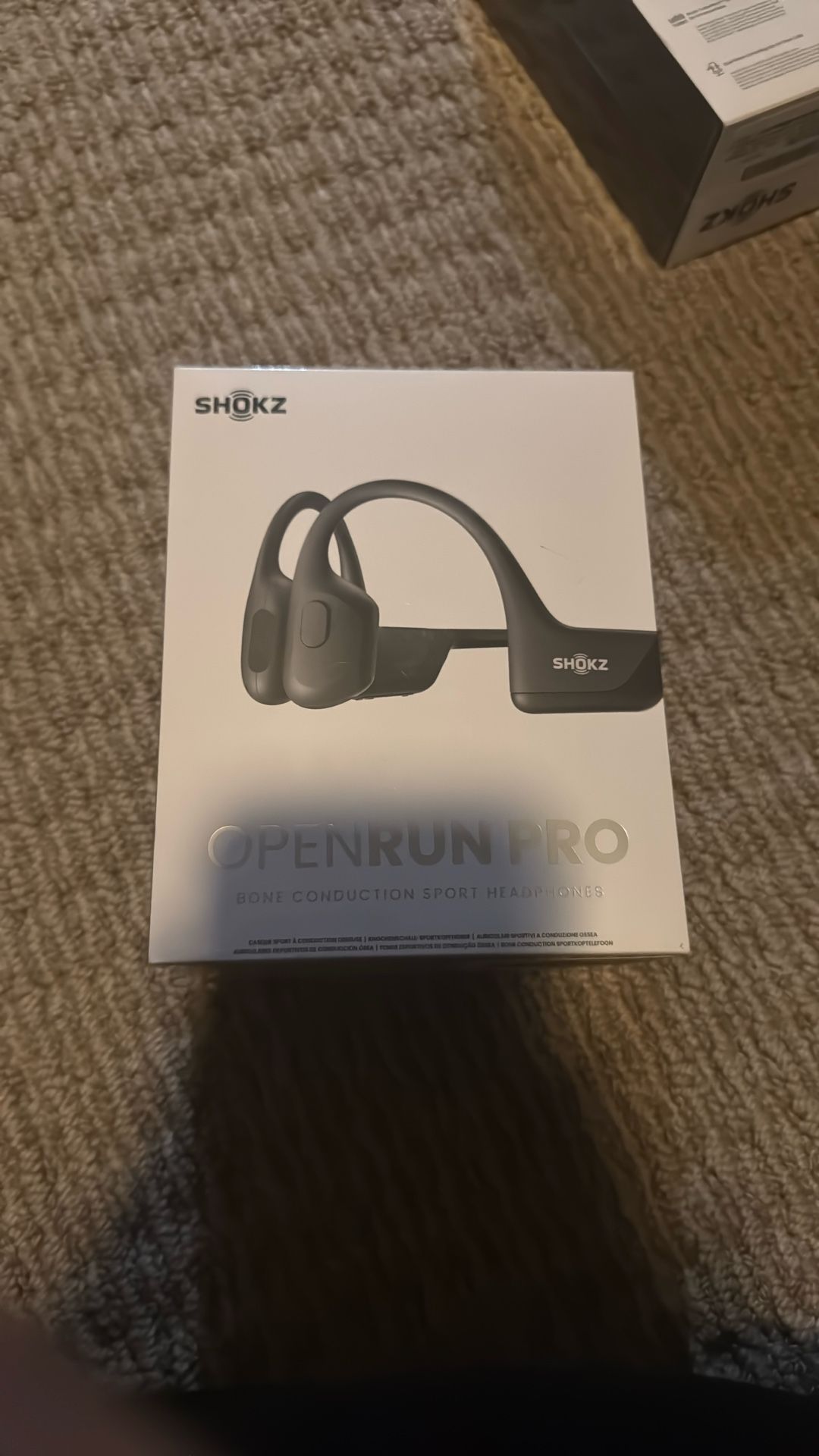 SHOKZ OpenRun Pro - Open-Ear Bluetooth Bone Conduction Sport Headphones, Sweat Resistant Wireless Earphones for Workouts and Running with Premium Deep