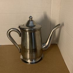 Collectible Brim Stainless Steel Coffee Pot 