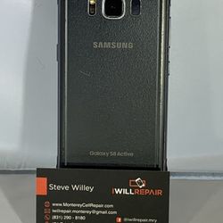 Samsung S8 Active Meteor Grey 64GB Unlocked w/Accessories $230