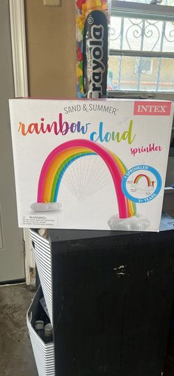 Rainbow cloud sprinkler
