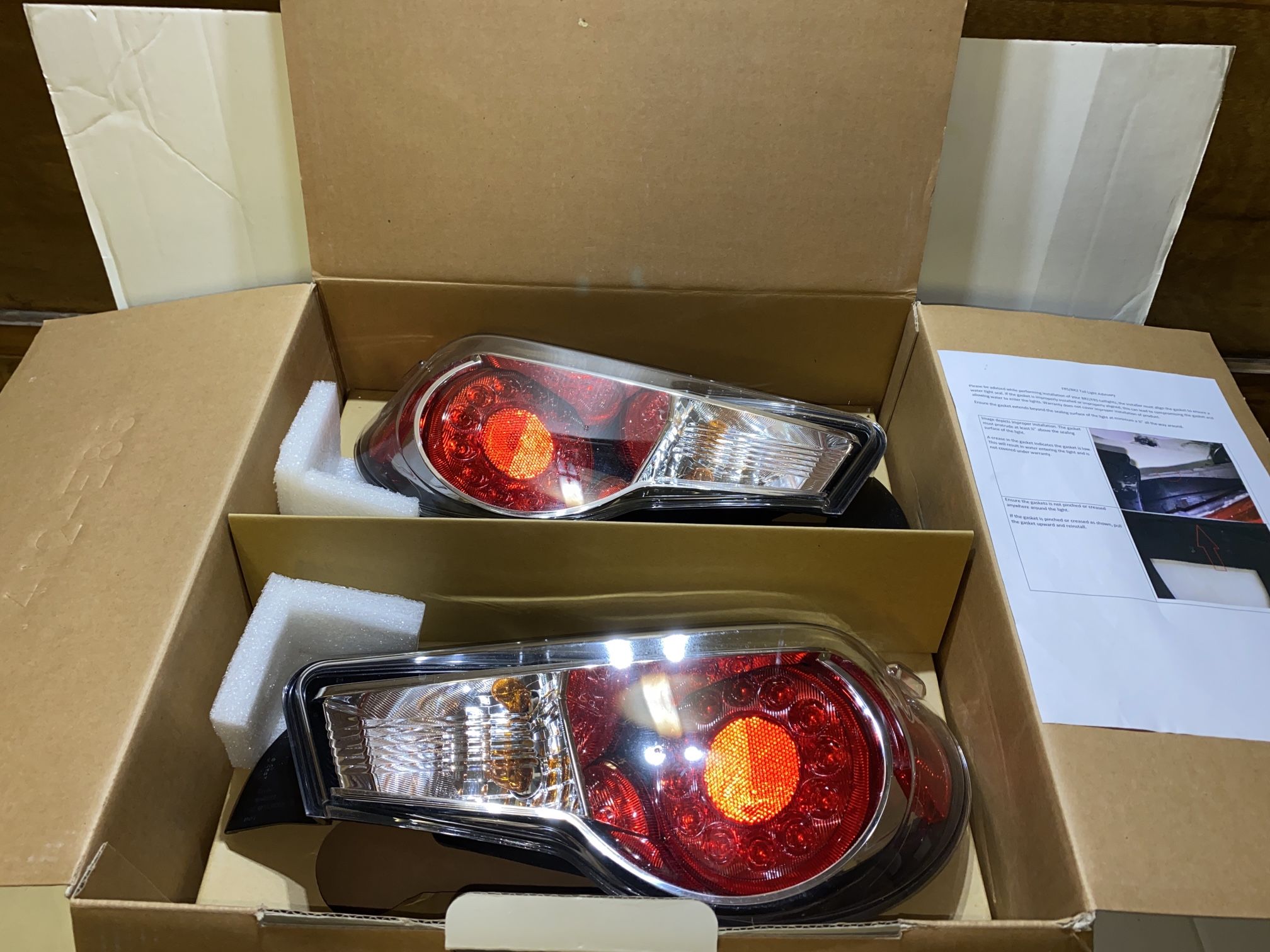 Toyota 86 Genuine Tail Light Set OEM JDM RHD Koito (contact info removed)4
