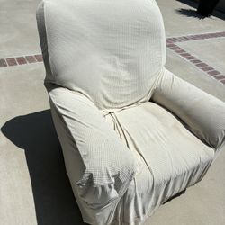 1 Seat Reclining Chair With Cover 