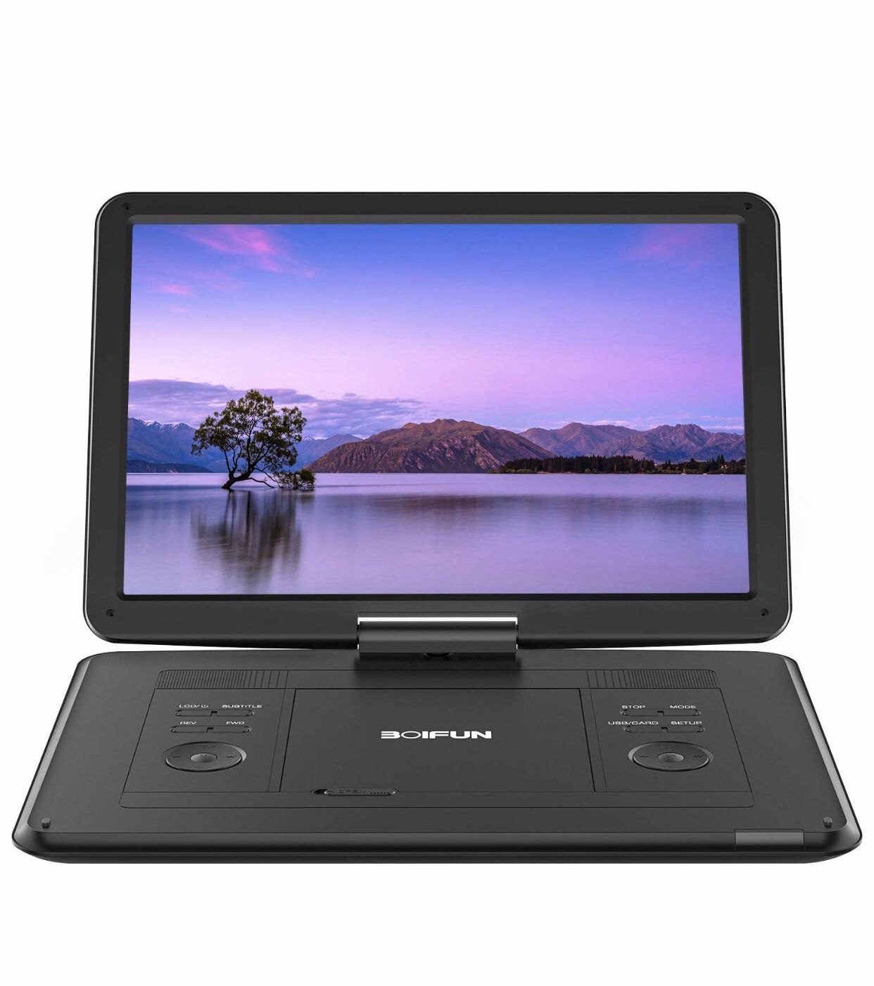 17.5” Portable DVD player 15.6” + HDMI to video in convertor to connect PlayStation, xbox and nintendo switch