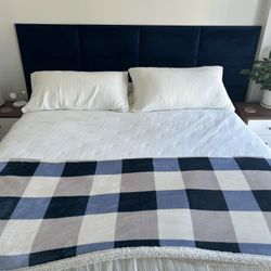 Padded Velvet Headboard / Accent Wall / Sound Proofing