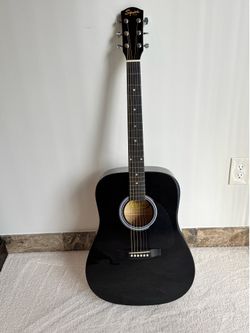 Squier Fender Black Laminate Acoustic Guitar