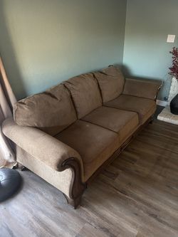 TWO Brown Couches
