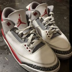 Fire red 3s