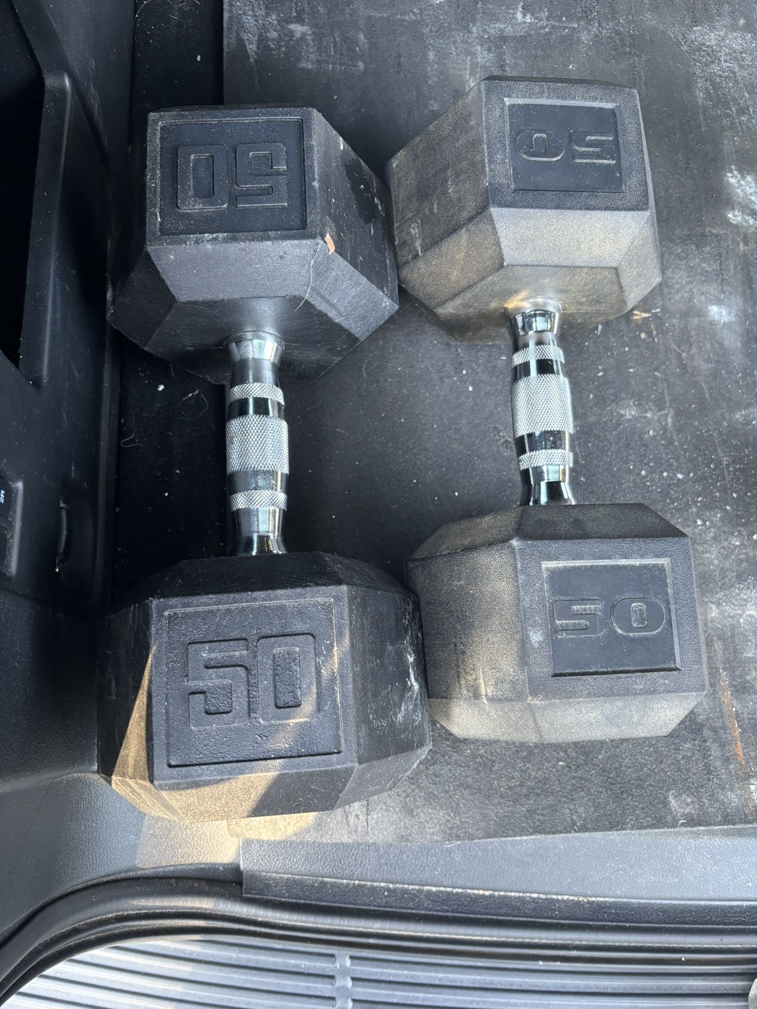 50 Lb Dumbbell Set