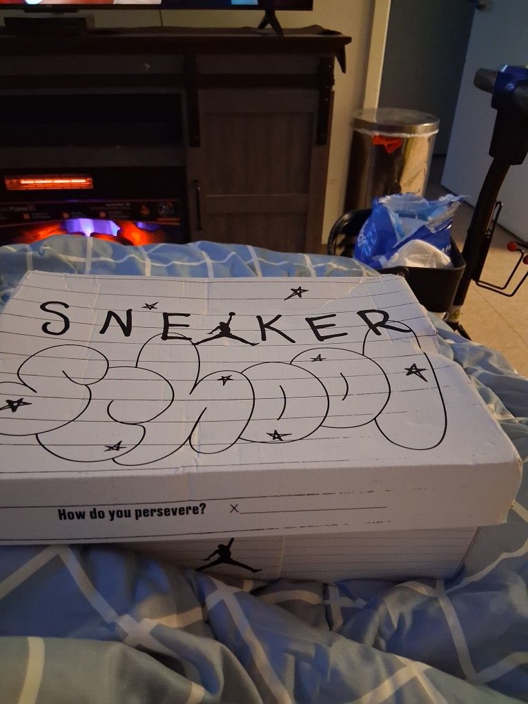 Glows In The Dark Jordan's Sneakers 