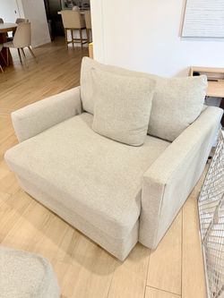 Large Grey Loveseat  (Moving sale)