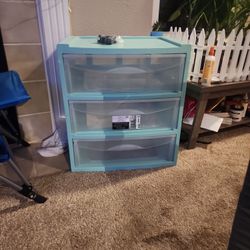 3 Drawer Plastic Storage 