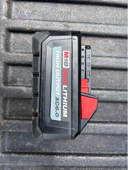 Milwaukee battery 6.0