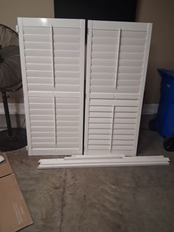 Plantation shutters