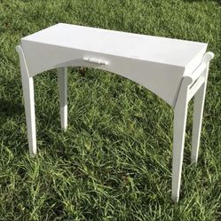 White Entry Way Table 30 x 34 x 16