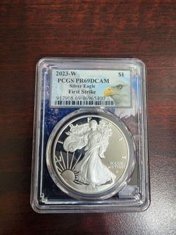 2023-W PCGS PR69DCAM Silver Eagle First Strike