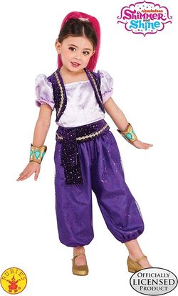 Rubie's Girls Shimmer & Shine Deluxe Shimmer Costume (2T-3T)