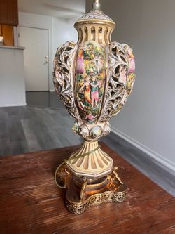Capo Di Monti Lamp  Italian Fabulous