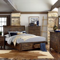 4-PCS Queen Size Bedroom Set In Offer 🔥🔥🔥