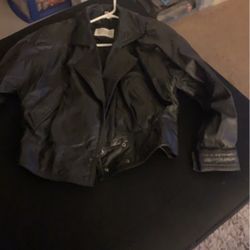 Women’s Black Leather Jacket