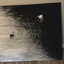Swan Lake Hand Painted 