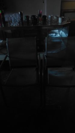 2 outdoor chairs