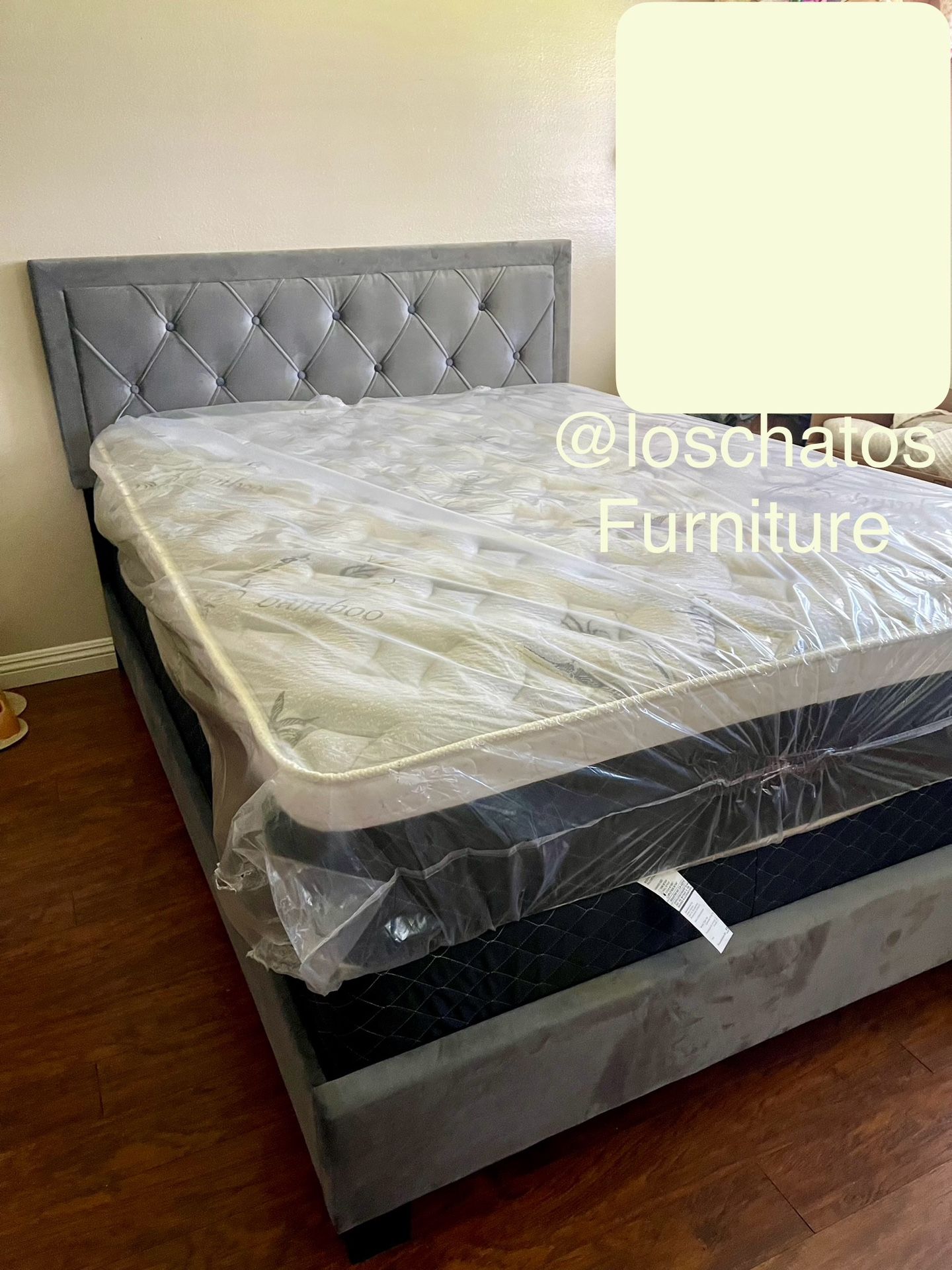Queen Size Bed Frame With Mattress