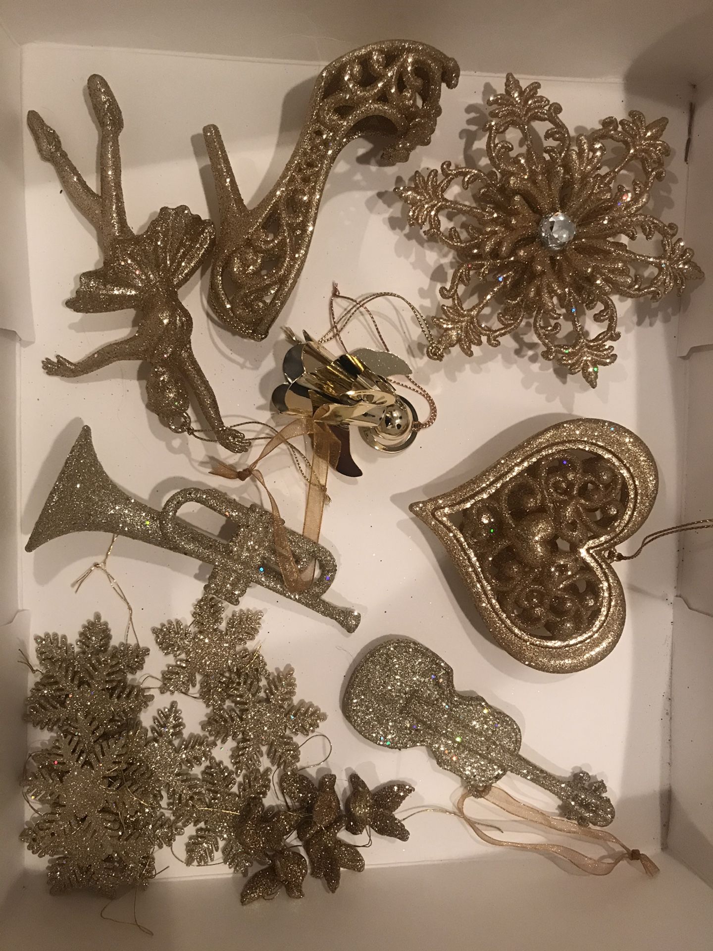 Gold Christmas Ornaments