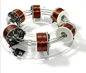 NikolaToy High tech electromagnetic Coil Accelerator - Multifunctional STEM Toy for Science Education and Creative Learning Hands-On Physics Experimen