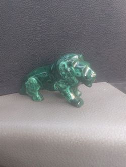 Green Malachite Lion