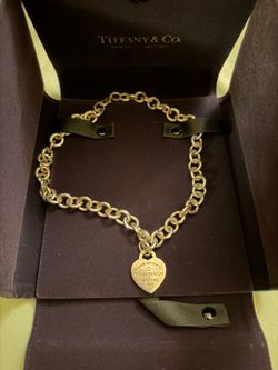 Tiffany & Co. Heart Tag Diamond Chain Necklace (16 Inches)