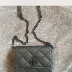 Tory Burch Matte Chain Wallet Crossbody Bag