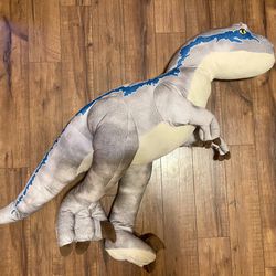 Jurassic World 40” Raptor Blue Velociraptor Jumbo XL Stuffed Plush Rare